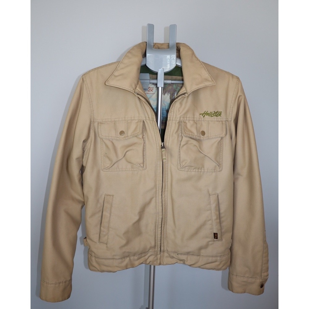 Vintage Y2K Hollister Co Pacific Coast Originals Bomber Jacket Mens M